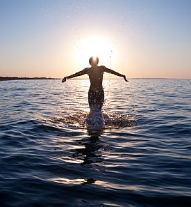 Intuition - Woman Emerging From Water