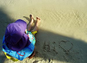 Types of Meditation - Child by the Shore in the Sand